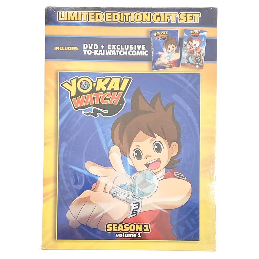 Yo-Kai Watch Season 1 Gift Set DVD And Yo-Kai Watch Comic New